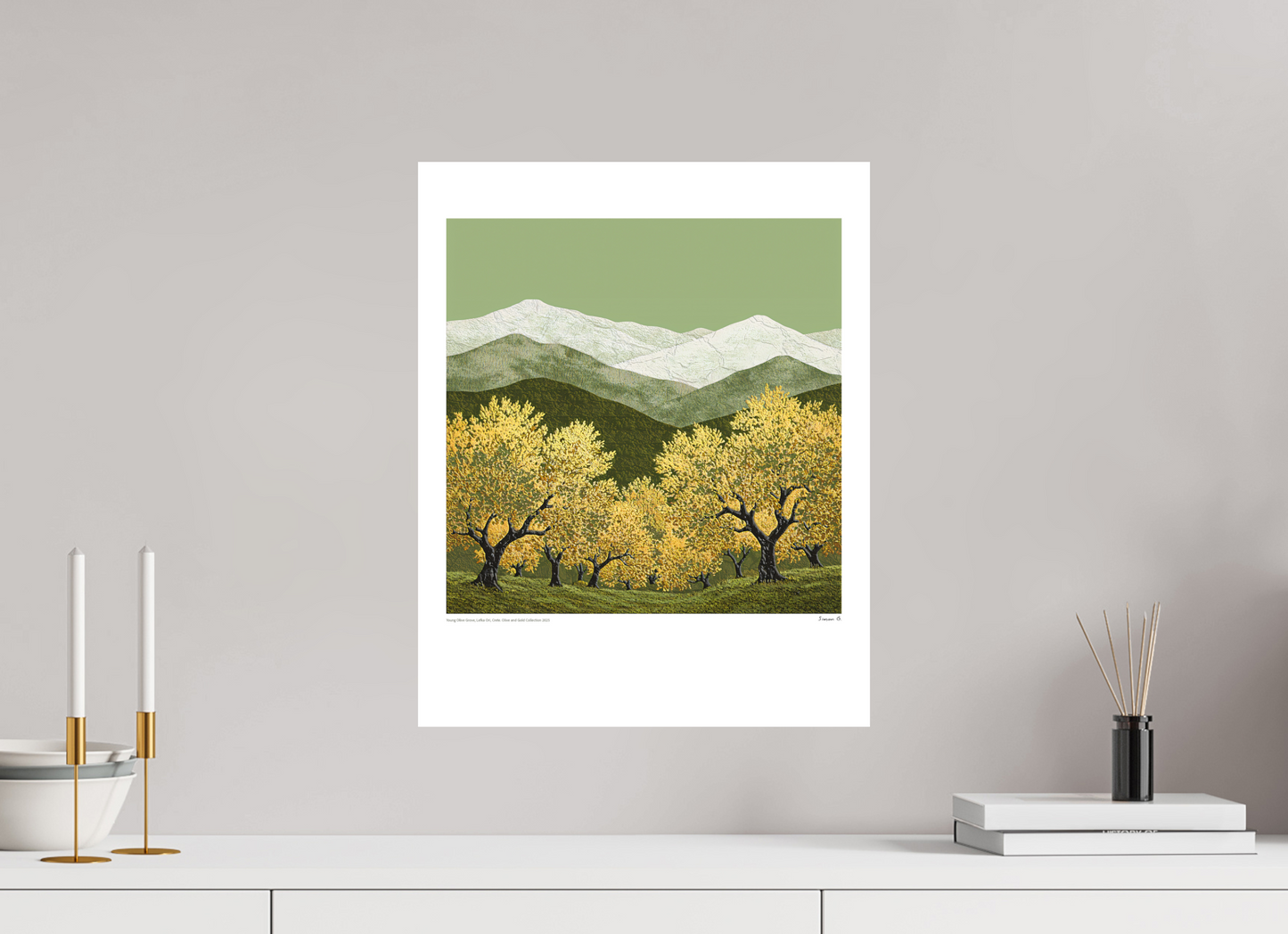 Young Olive Grove, Olive and Gold Collection 2025