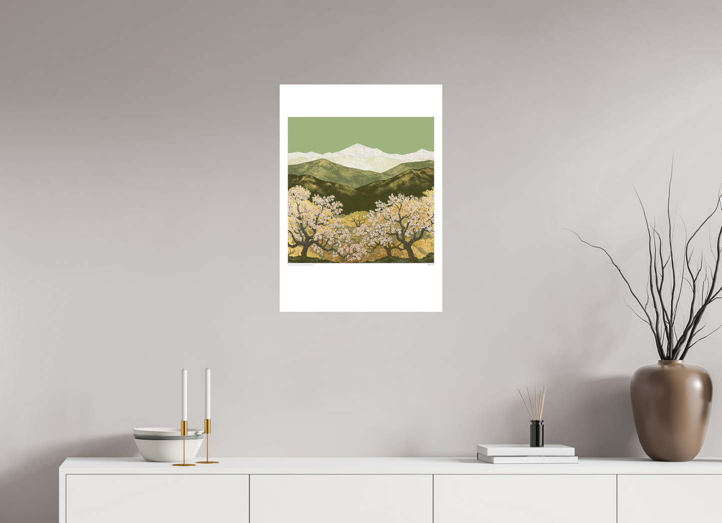Blossom - Large, Olive and Gold Collection 2025