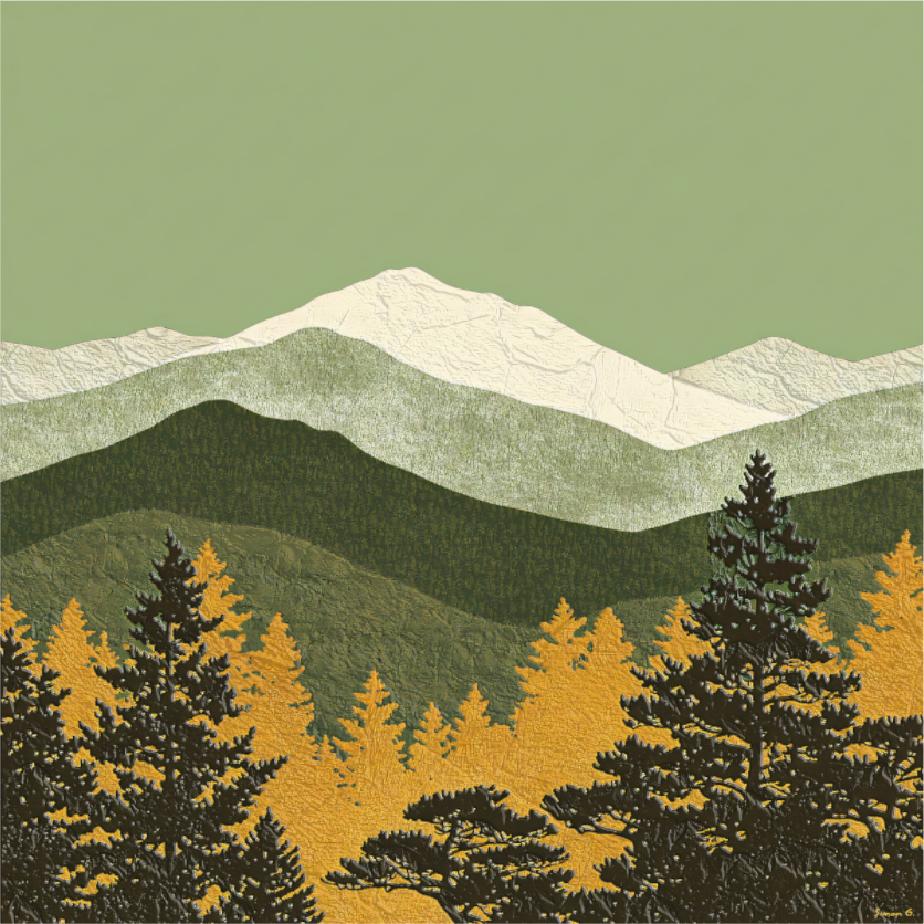 Pines, Olive and Gold Collection 2025