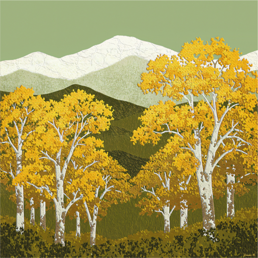 Plane Trees, Olive and Gold Collection 2025