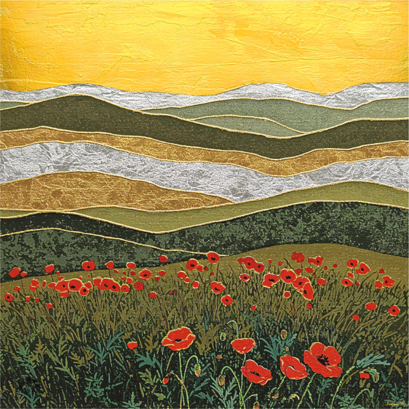 Red Poppies, Metal Collection 2025