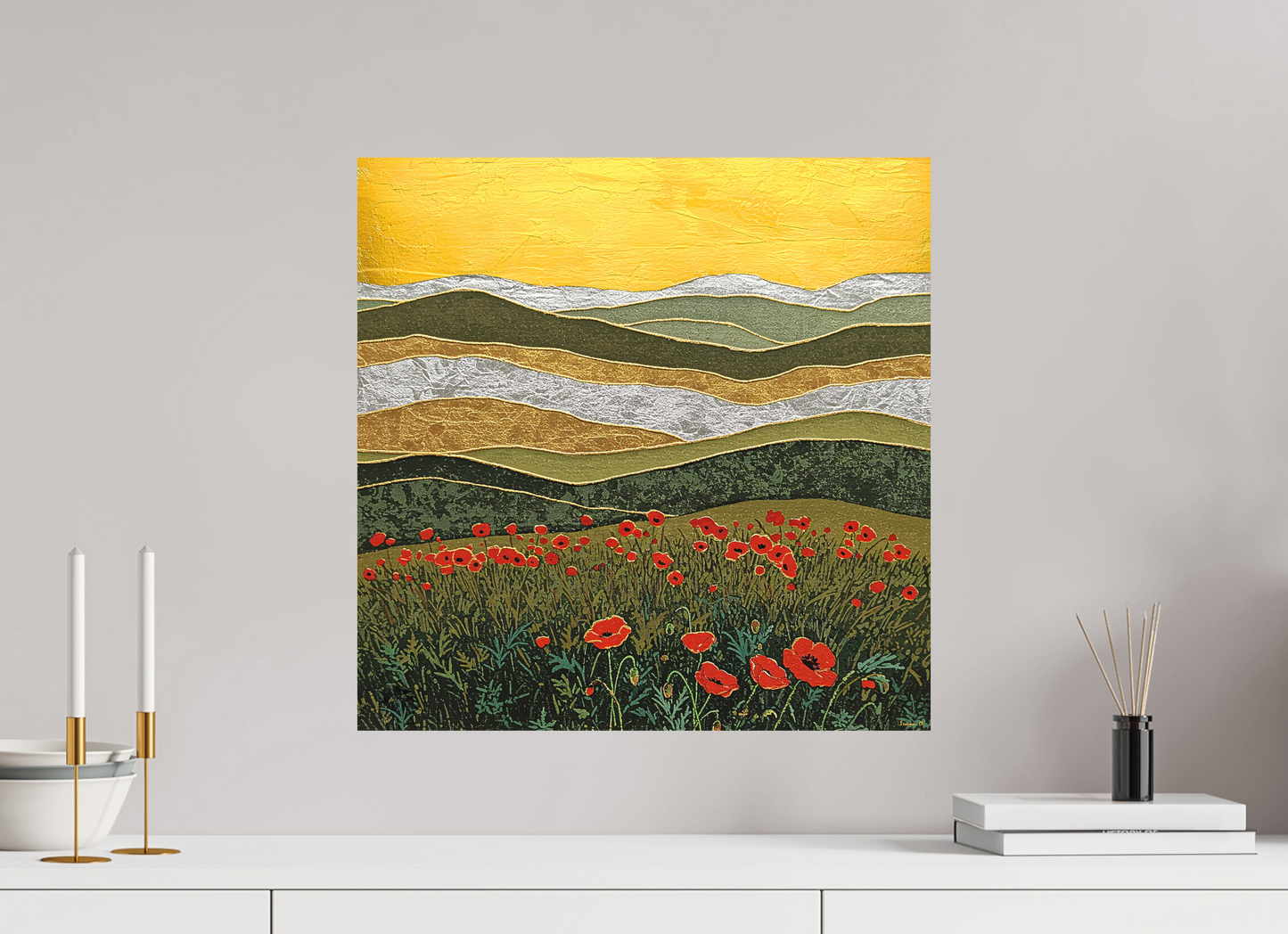 Red Poppies, Metal Collection 2025