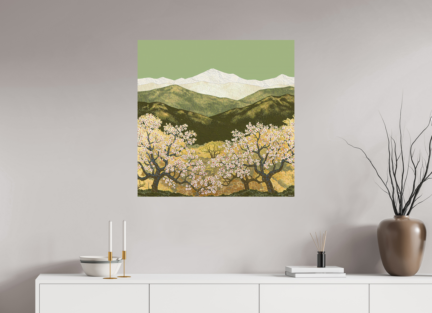 Blossom - Large, Olive and Gold Collection 2025