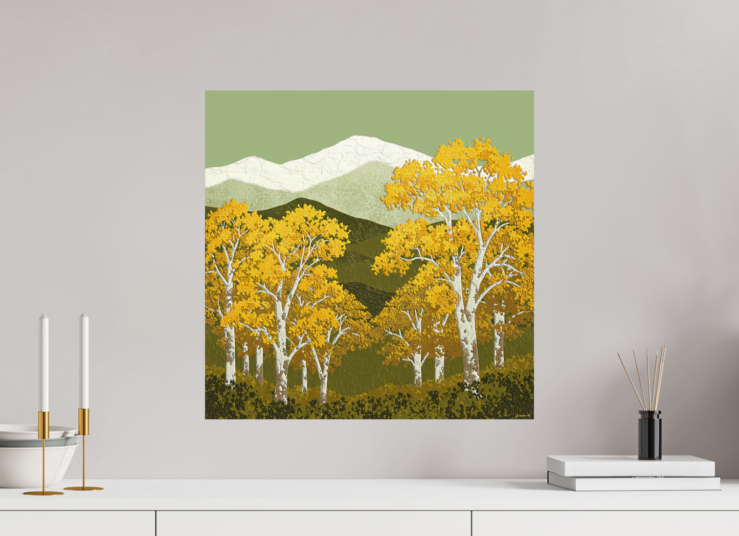 Plane Trees, Olive and Gold Collection 2025