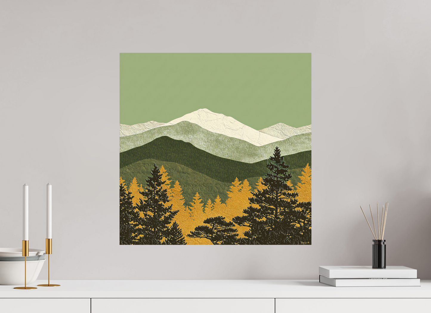 Pines, Olive and Gold Collection 2025