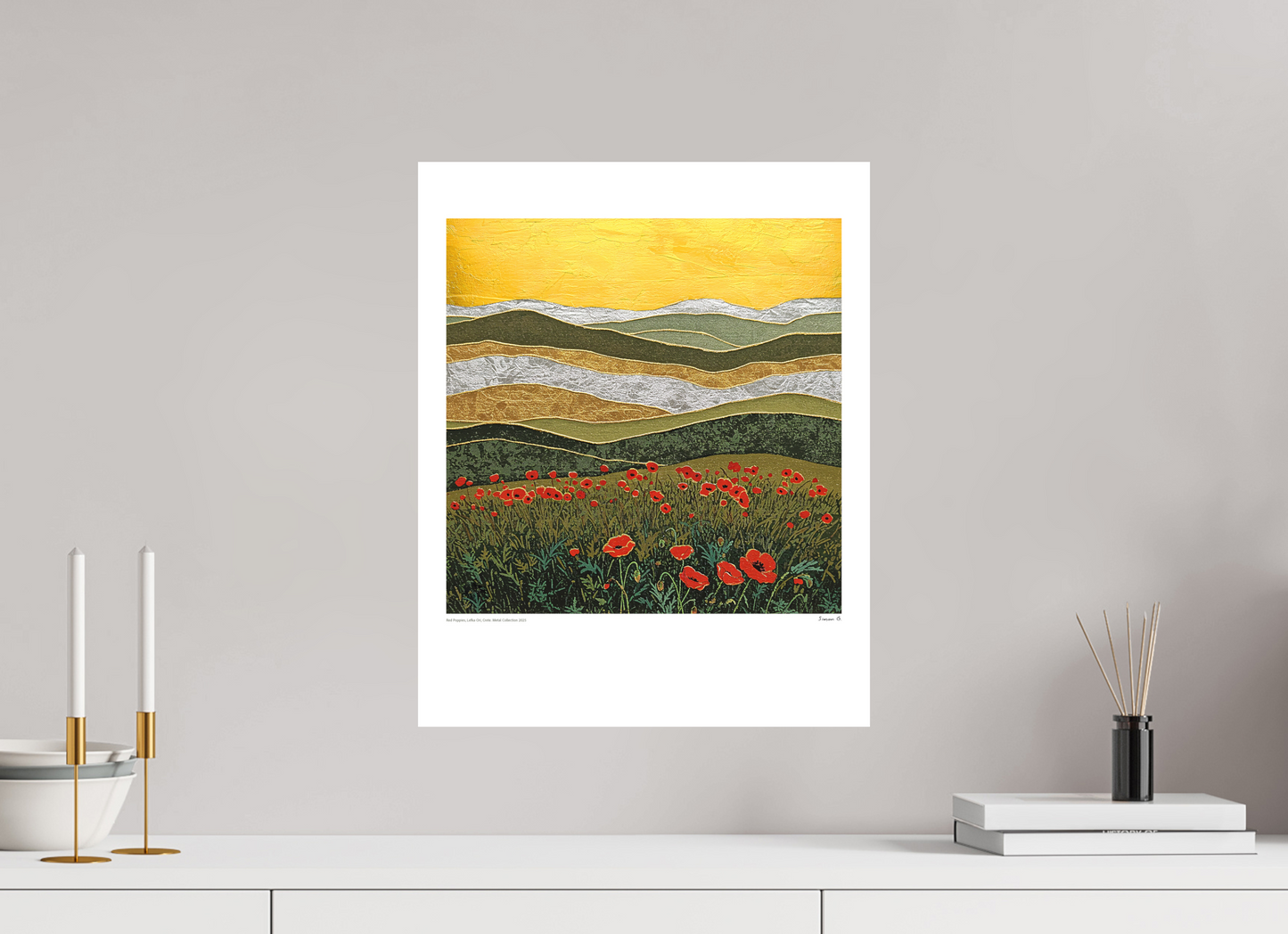 Red Poppies, Metal Collection 2025