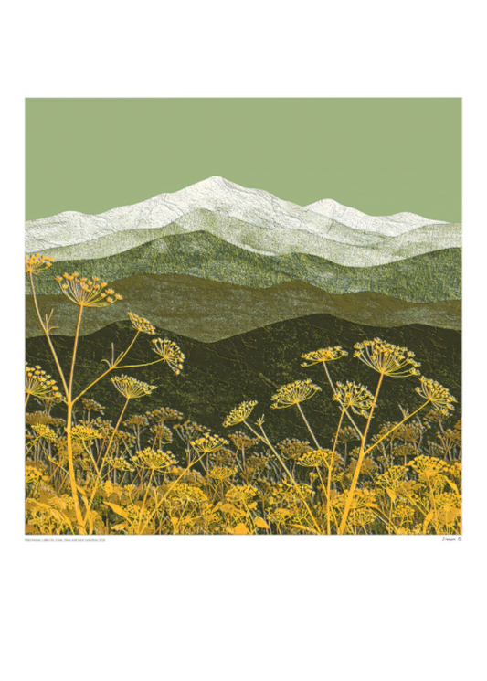 Wild Fennel - Large, Olive and Gold Collection 2025