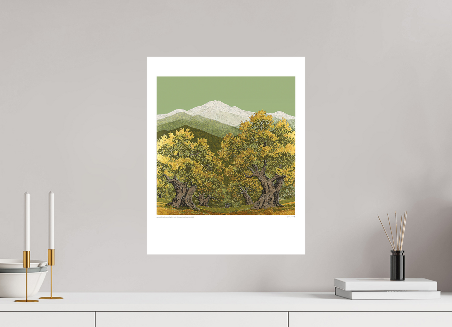Ancient Olive Grove, Olive and Gold Collection 2025