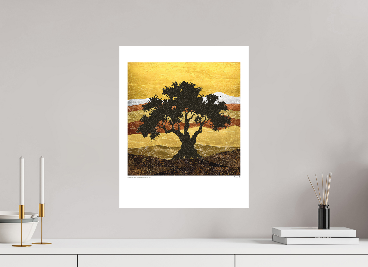 Ancient Olive, Metal Collection