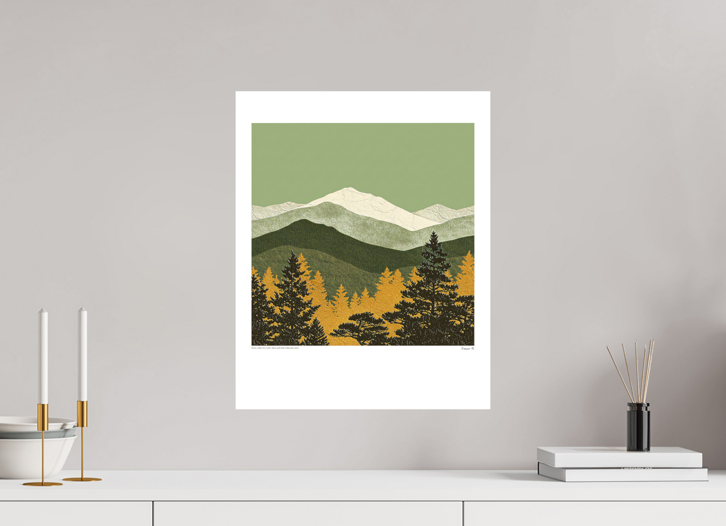 Pines, Olive and Gold Collection 2025