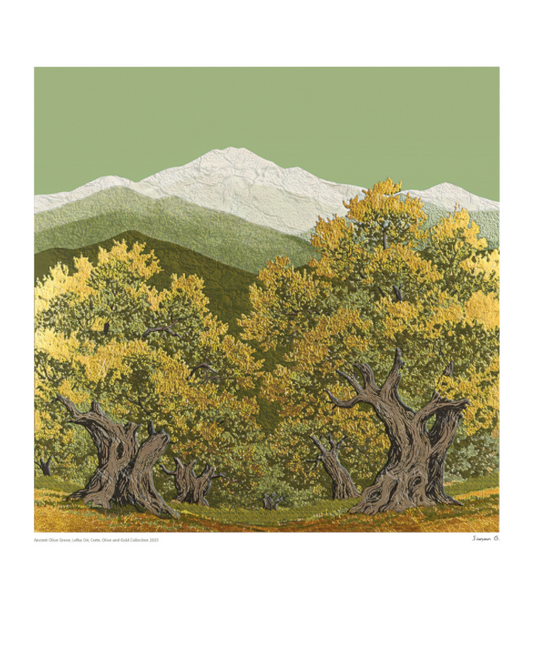 Ancient Olive Grove, Olive and Gold Collection 2025