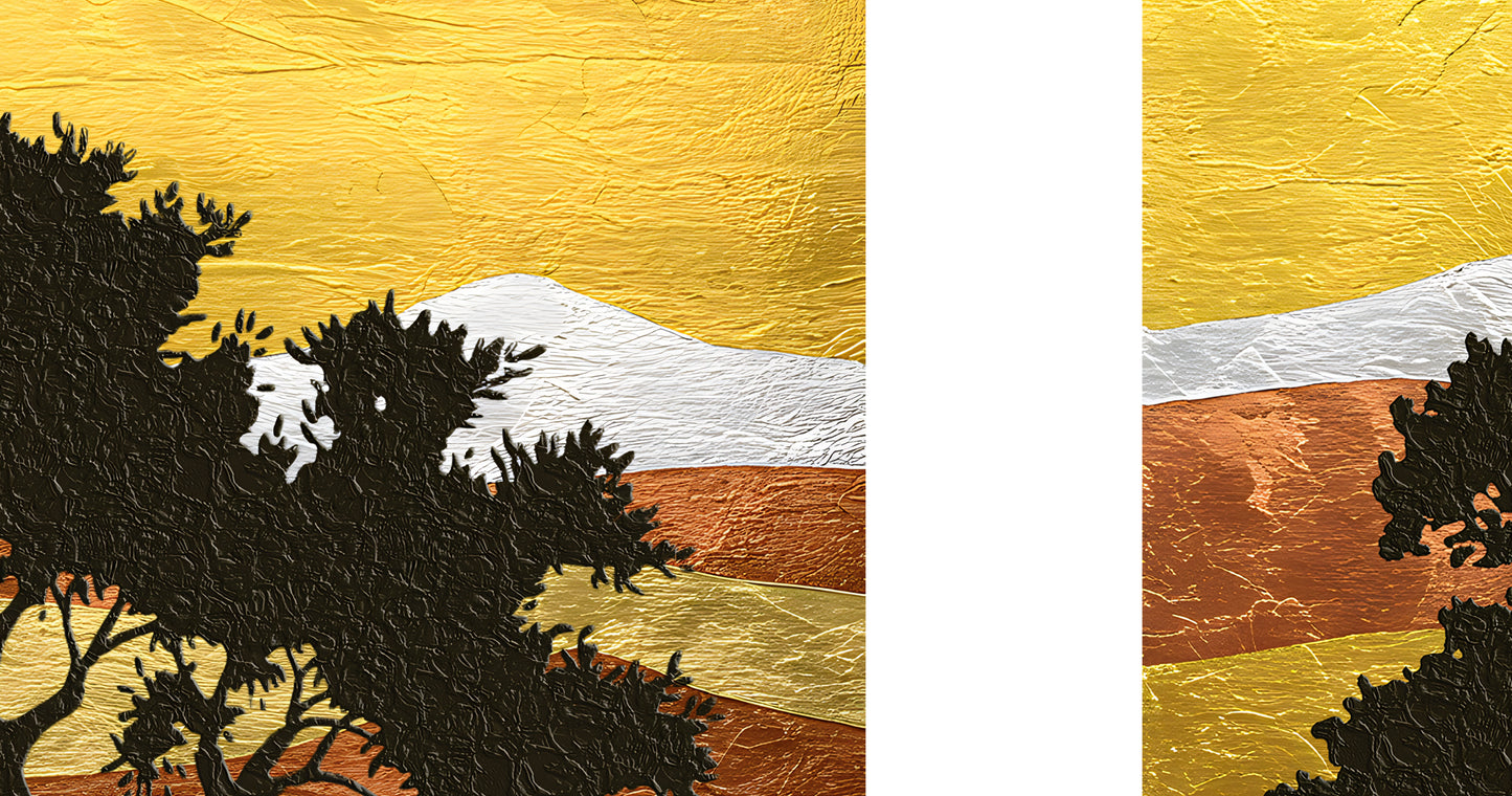 Tree Triptych, Metal Collection 2025