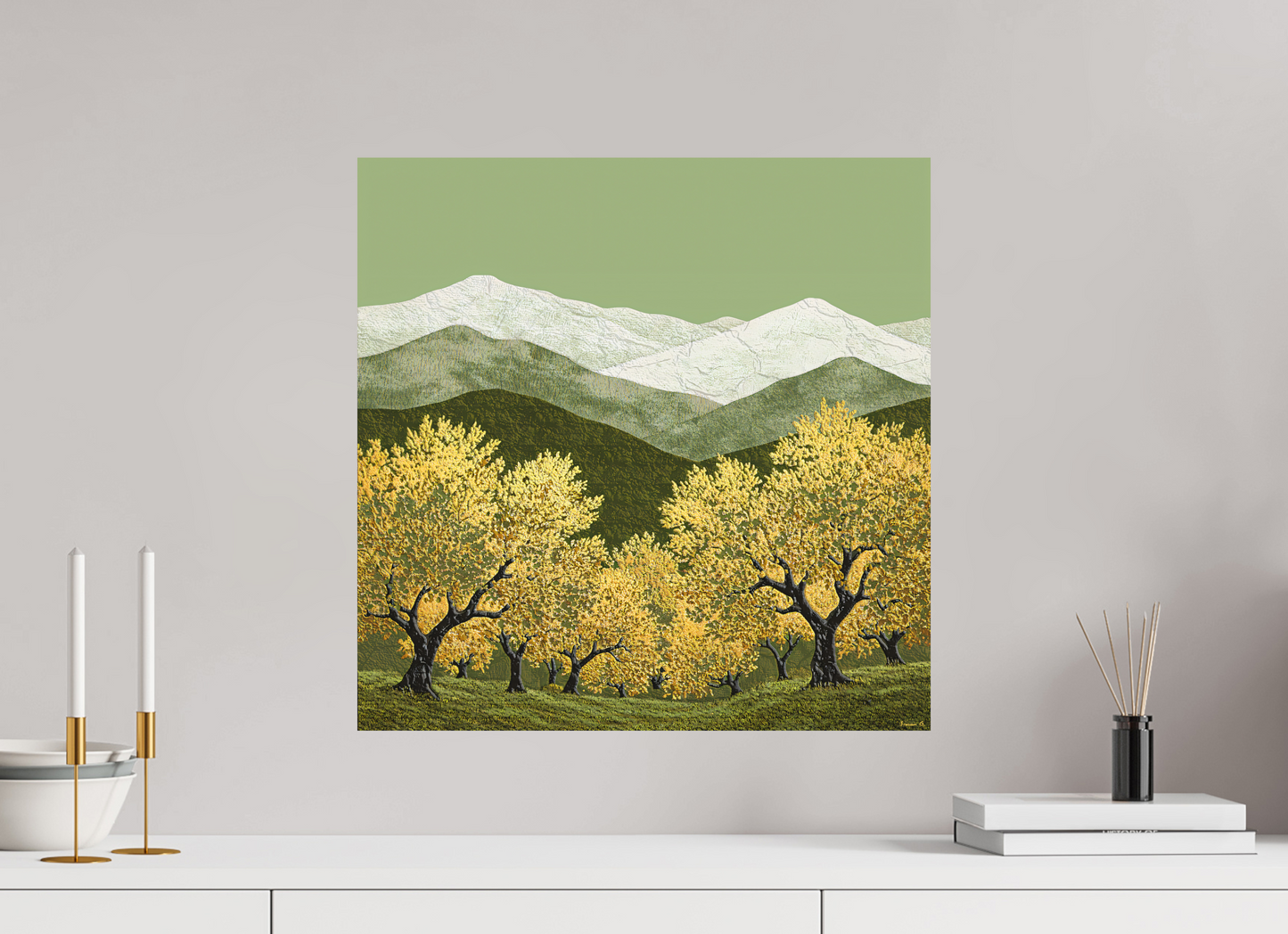 Young Olive Grove, Olive and Gold Collection 2025