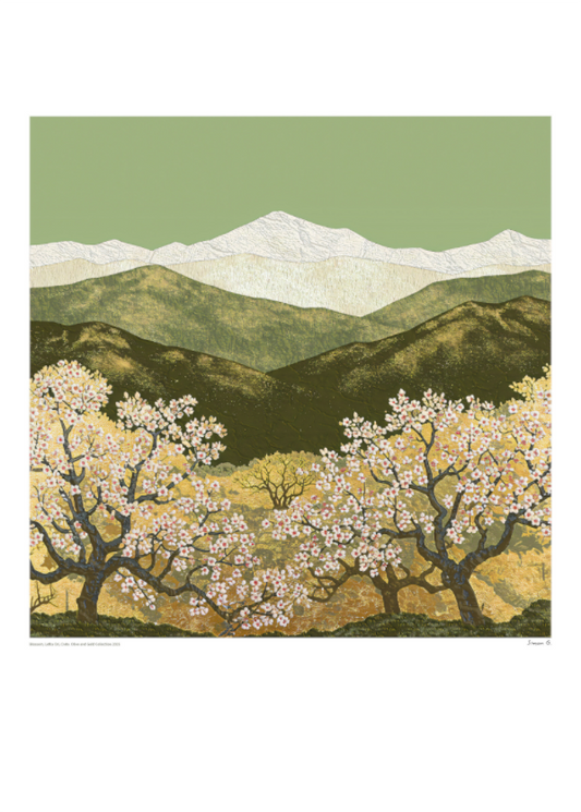Blossom - Large, Olive and Gold Collection 2025